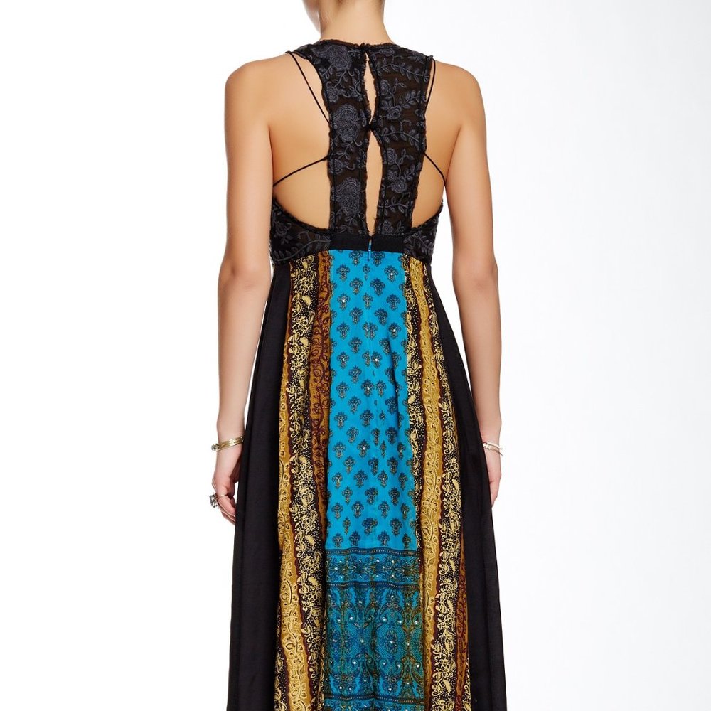 Free People Star Dust Maxi Dress BRAND NEW sz 10
